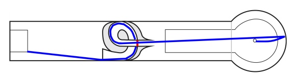 Bahn 10: Liegende Schleife