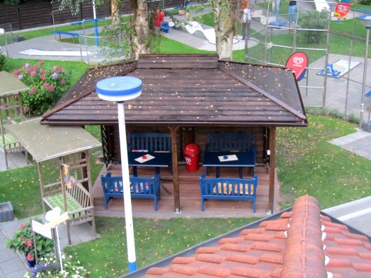 Unser neuer Pavillon im Herbst 2010
